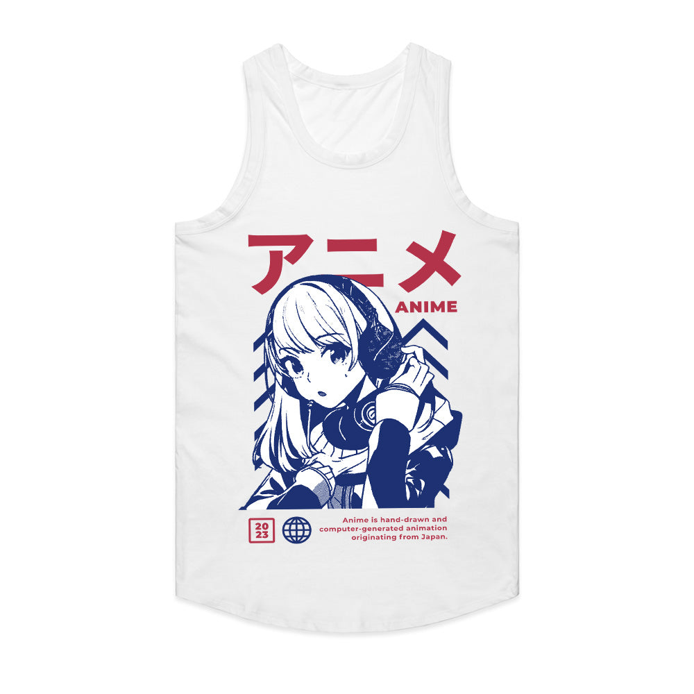 Neo Tokyo Vibes – Classic Anime Girl Tee
