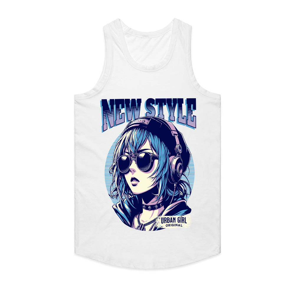 Urban Frequency – New Style Anime Girl Tee
