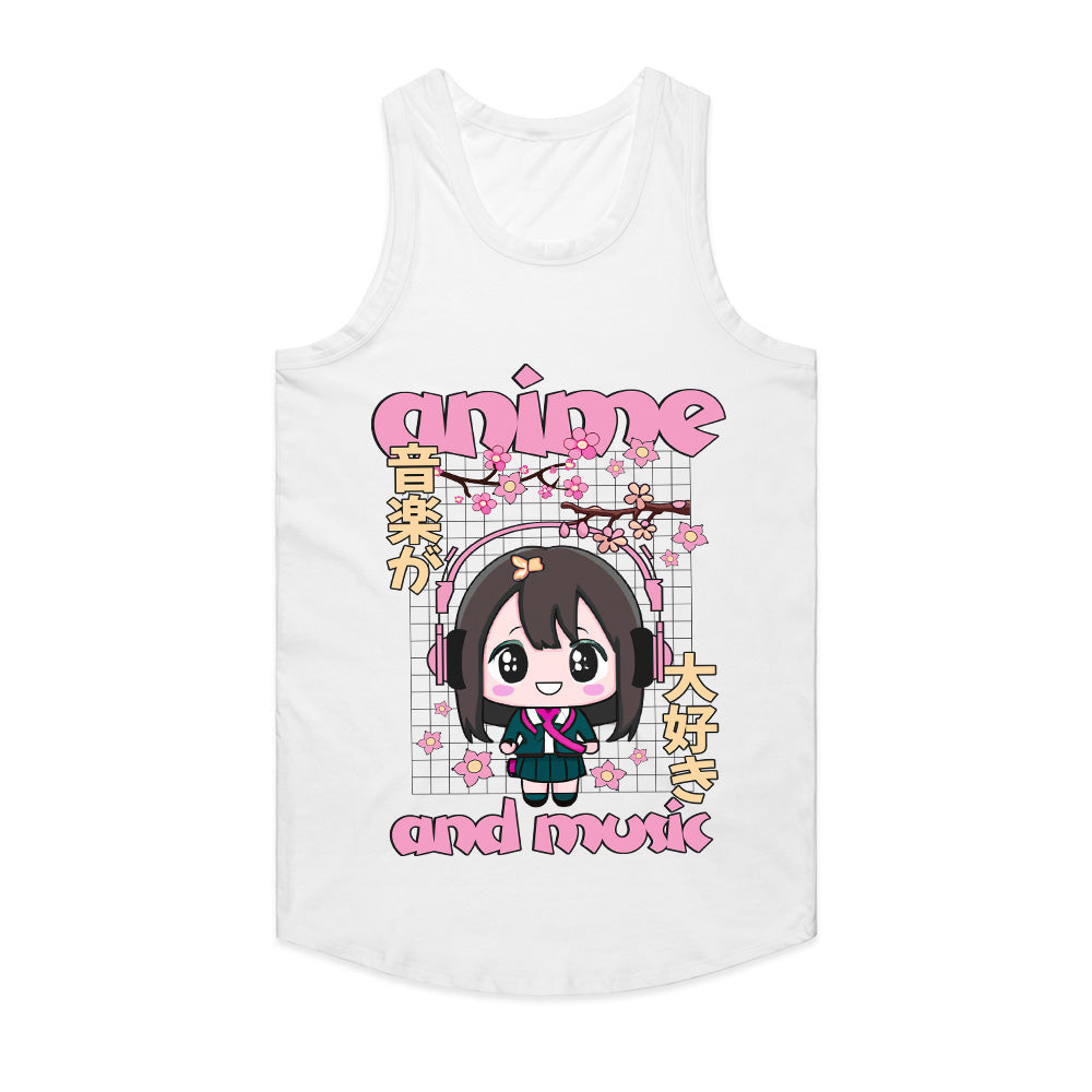 Sakura Beats – Anime & Music Chibi Tee