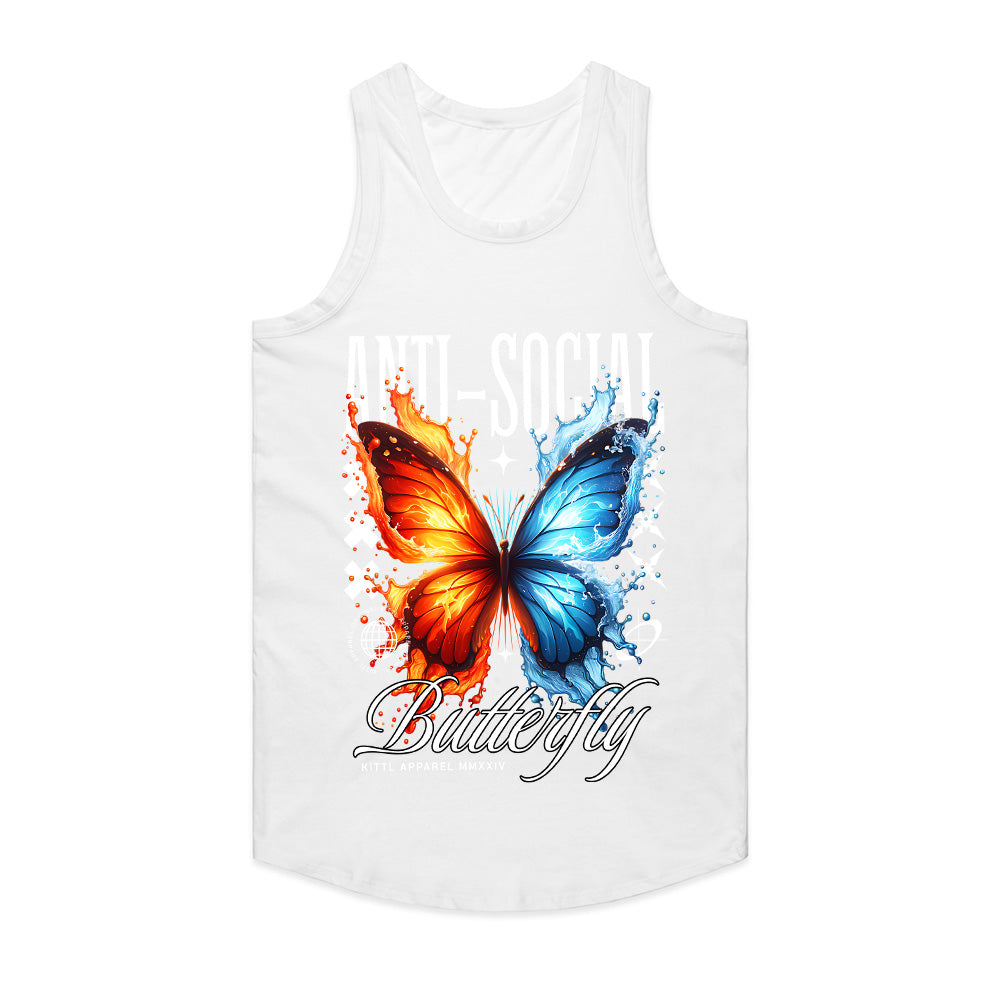 Dual Flame Butterfly – Anti-Social Aesthetic Tee