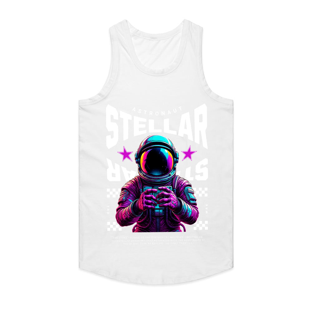 Stellar Signals: Neon Spacewave Tee
