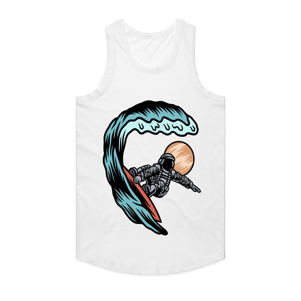 Nebula Surfer: Astral Barrel Ride Tee
