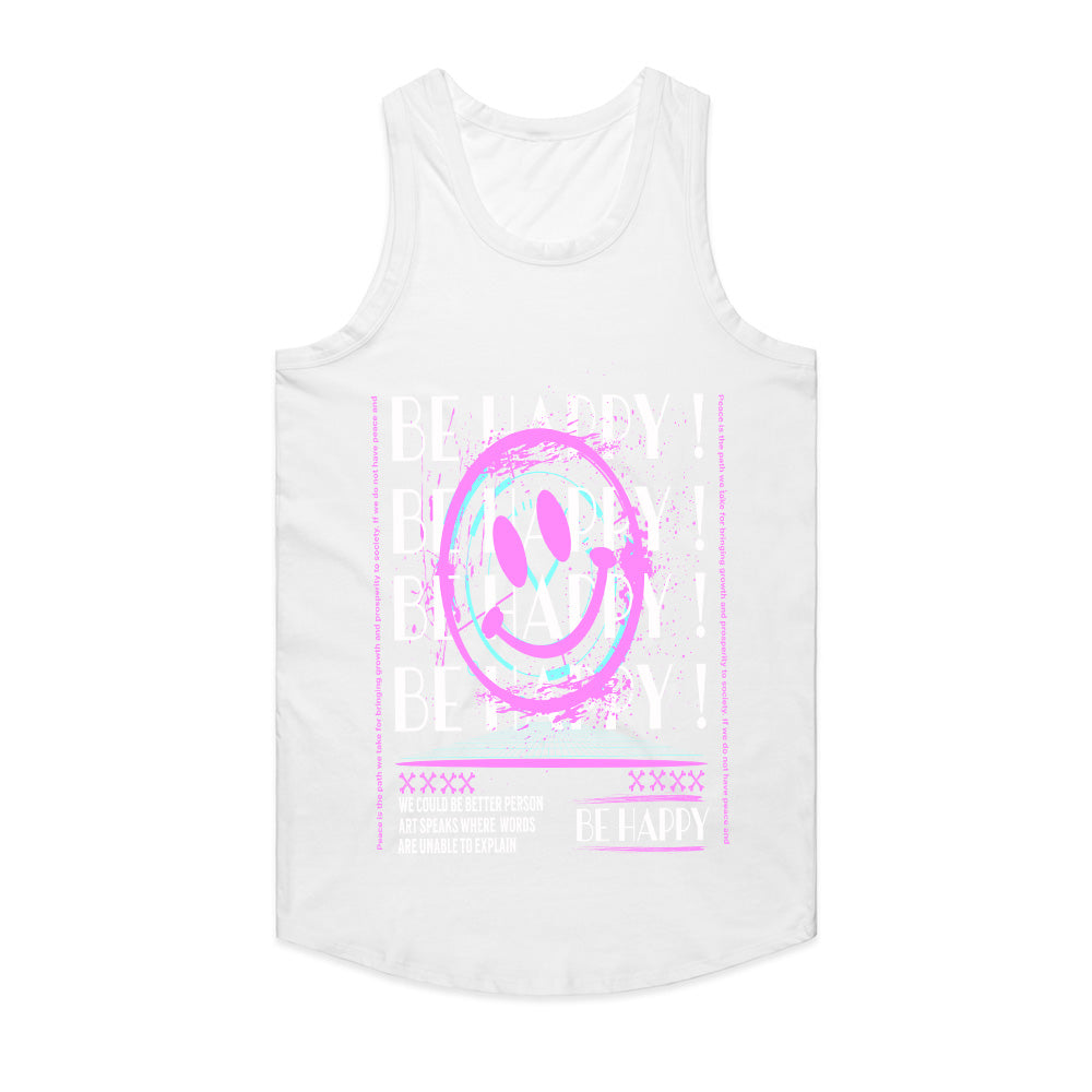 Neon Bliss™ Be Happy Splash Tee
