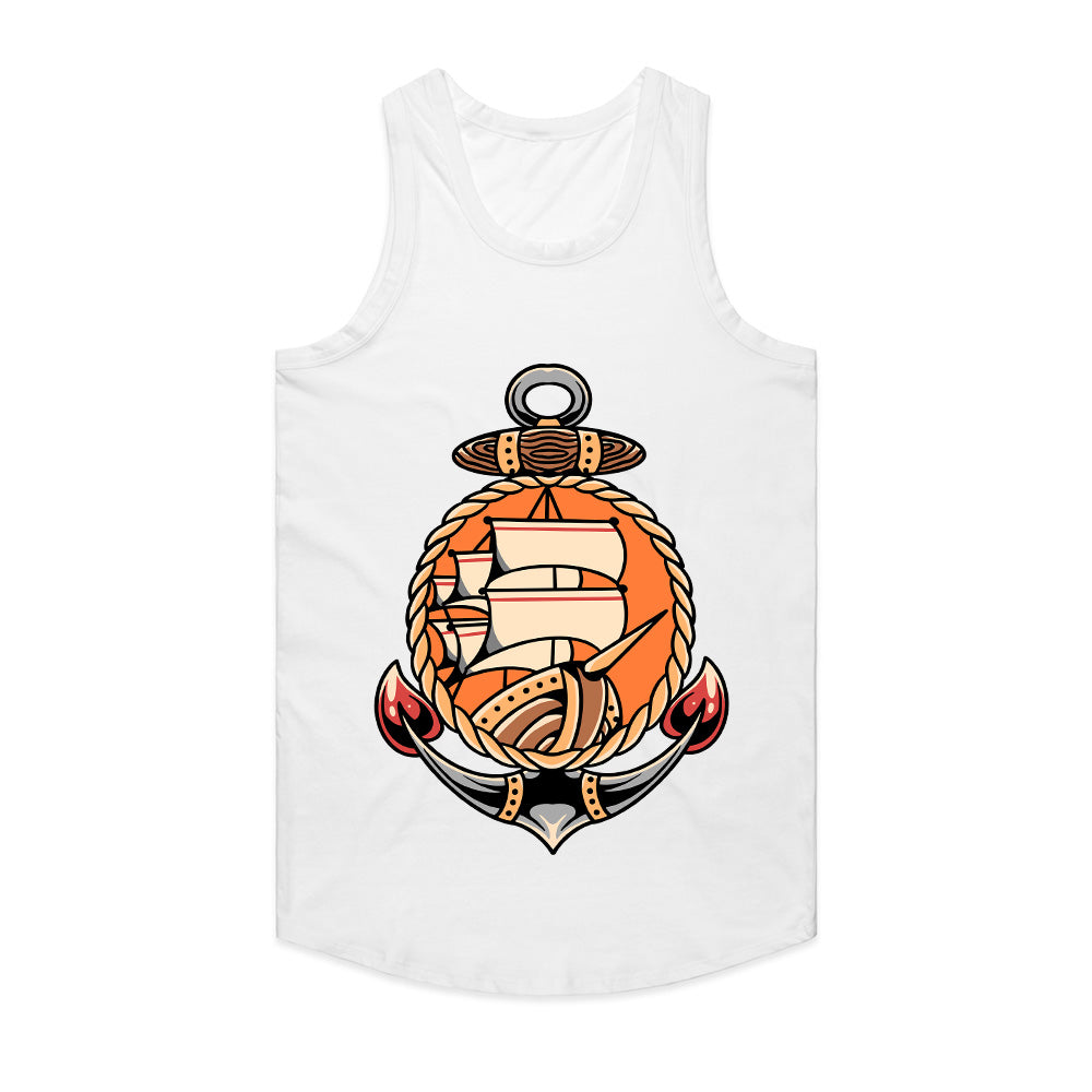 Nautical Legends – Anchor & Ship Emblem Tee