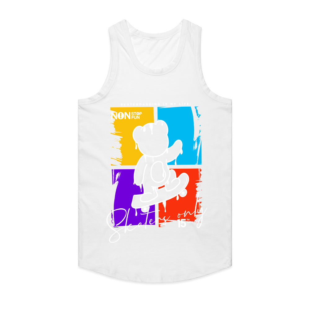 Skaters Only: Nonstop Fun Bear Tee