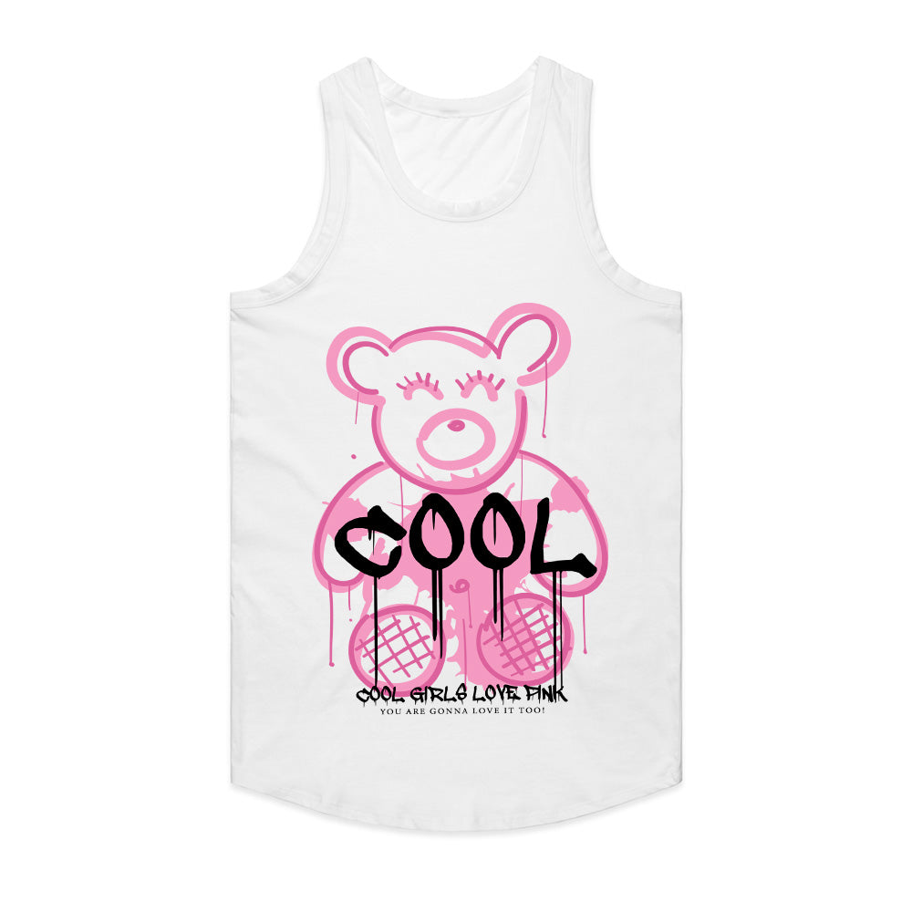 Cool Drip Bear – Pink Graffiti Queen Tee