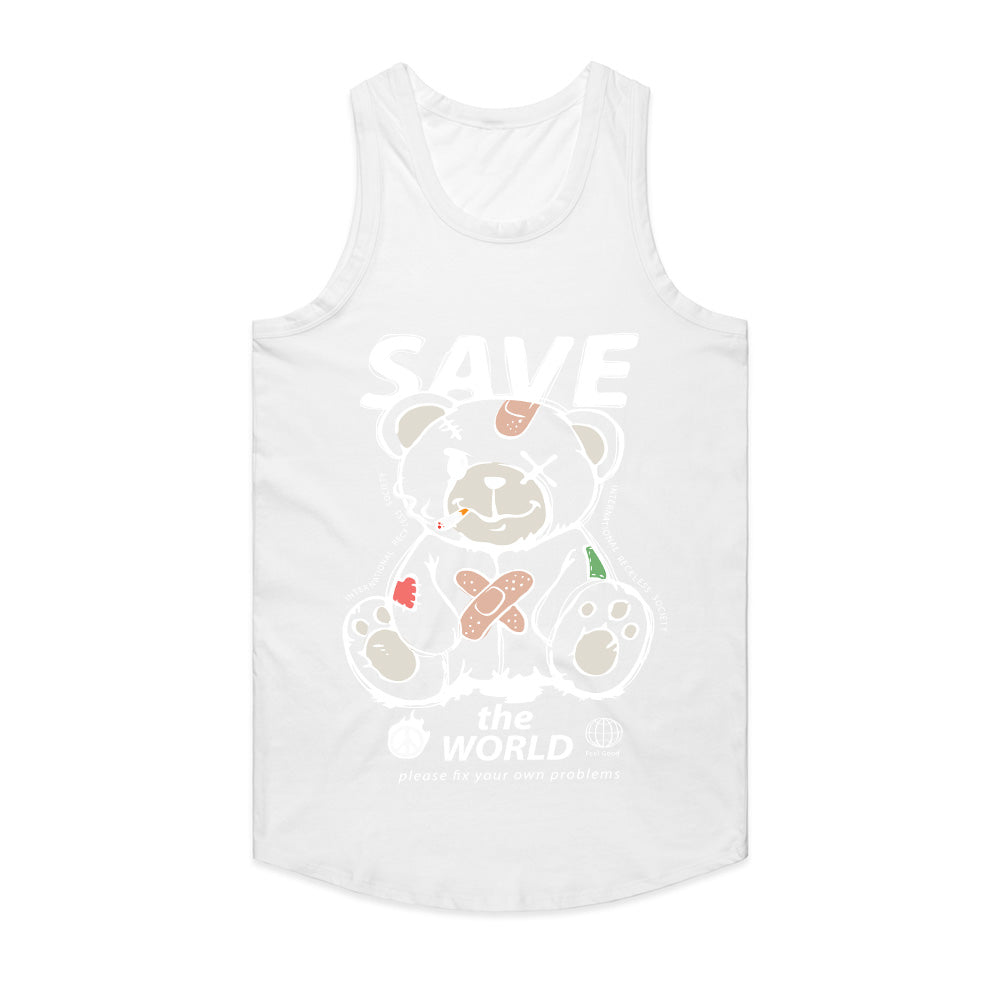 Broken Earth Bear – Save the World Tee