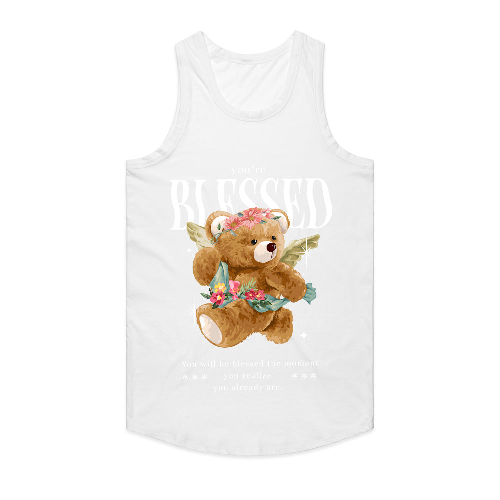 Heavenly Bear – You're Blessed Floral Tee