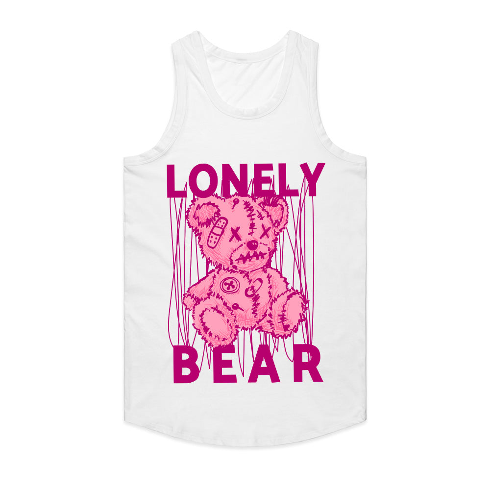 Lonely Strings – Stitched Silence Bear Tee