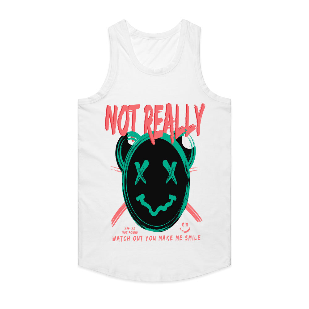 Not Really Smiling – Glitch Mood Tee