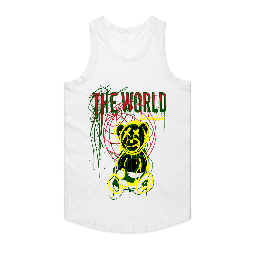 Neon Conqueror: World-Is-Mine Bear Tee