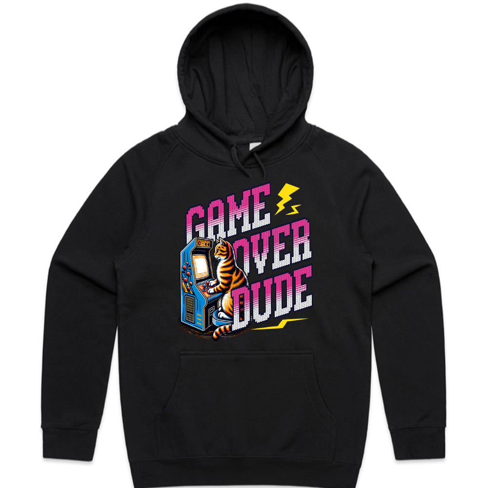 Game Over Dude - Retro Arcade Cat Gaming T-Shirt