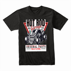 Hot Rod Garage" Classic Car T-Shirt – Vintage American Muscle Style