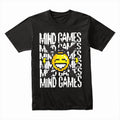 "Mind Games – Retro Pixel Glitch Gaming T-Shirt"