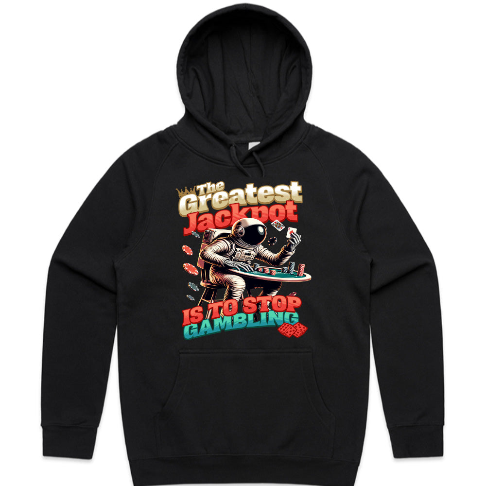 The Greatest Jackpot - Astronaut Casino Wisdom T-Shirt