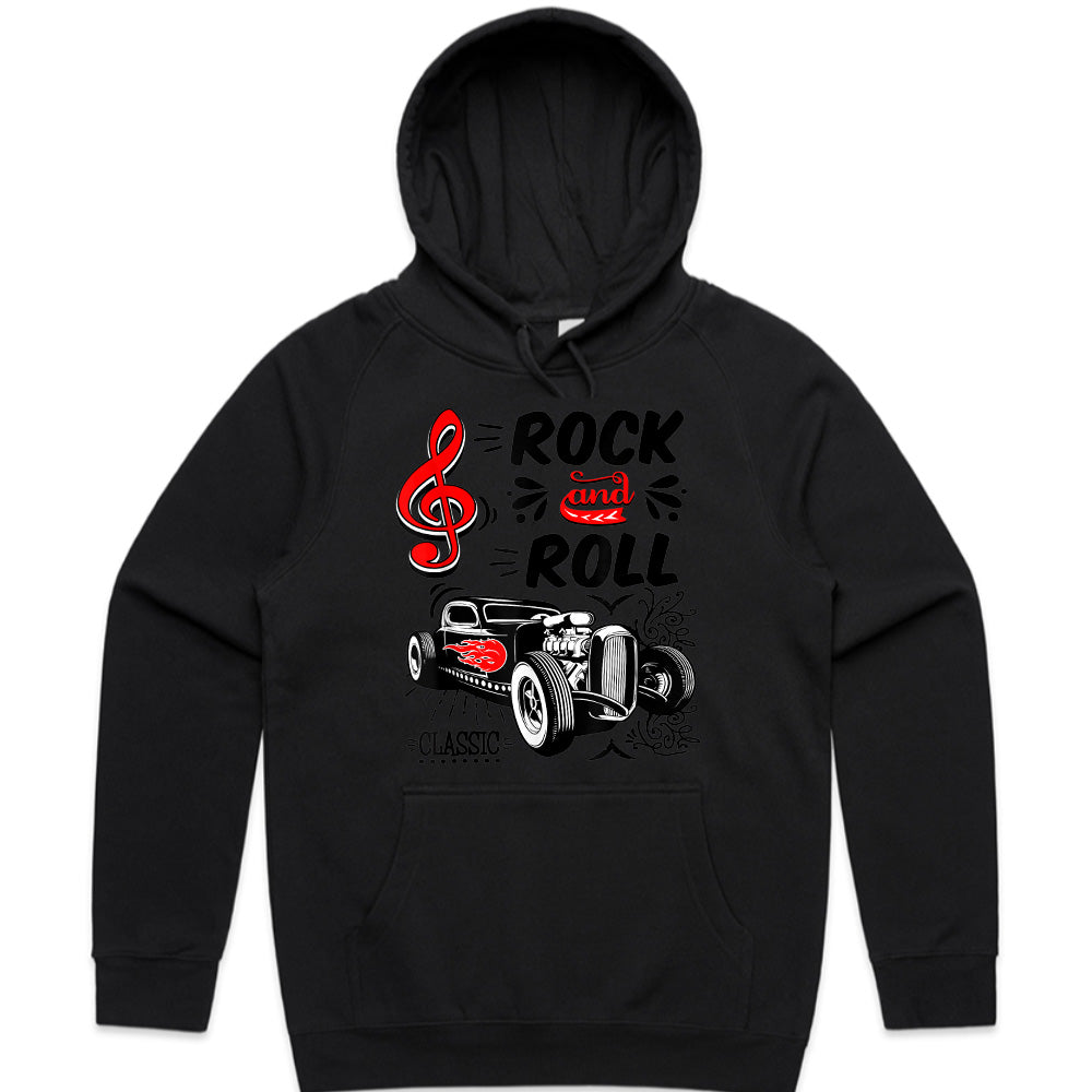 Rock & Roll Hot Rod T-Shirt – Classic 50s Rockabilly Vintage Car Style