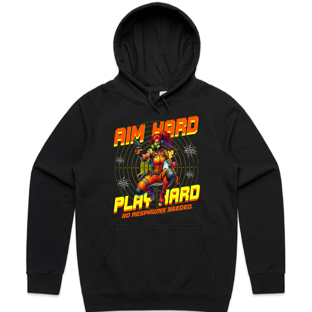 Aim Hard, Play Hard - Tactical Gamer T-Shirt
