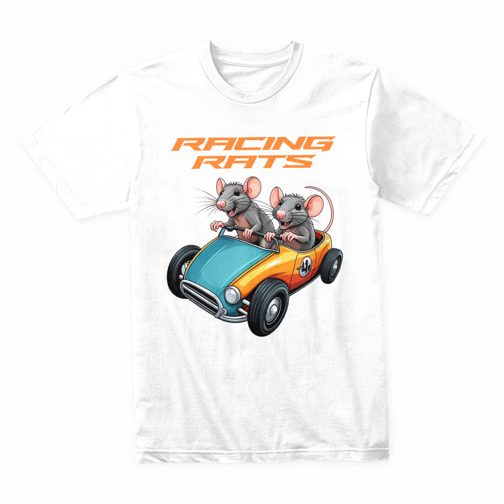 Racing Rats - Funny Racing Car Streetwear Graphic T-Shirt