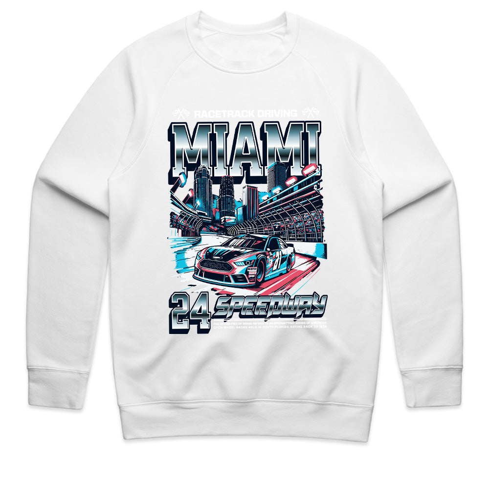 Miami Speedway Racing T-Shirt – High-Speed Night Drive