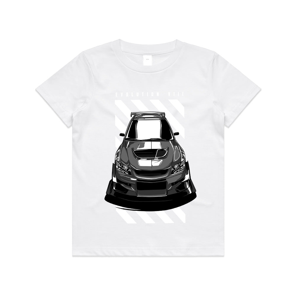Evo VIII Front-End Dominance – JDM Legend T-Shirt