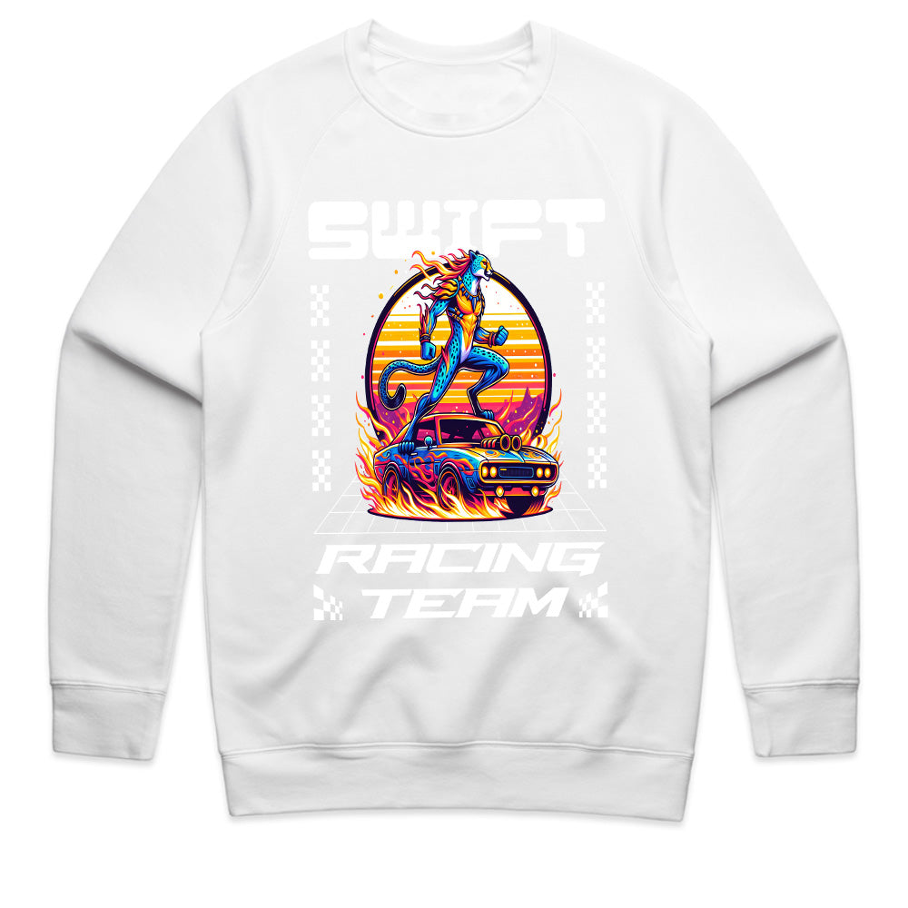 Swift Racing Team Futuristic Streetwear T-Shirt – Speed, Power & Style