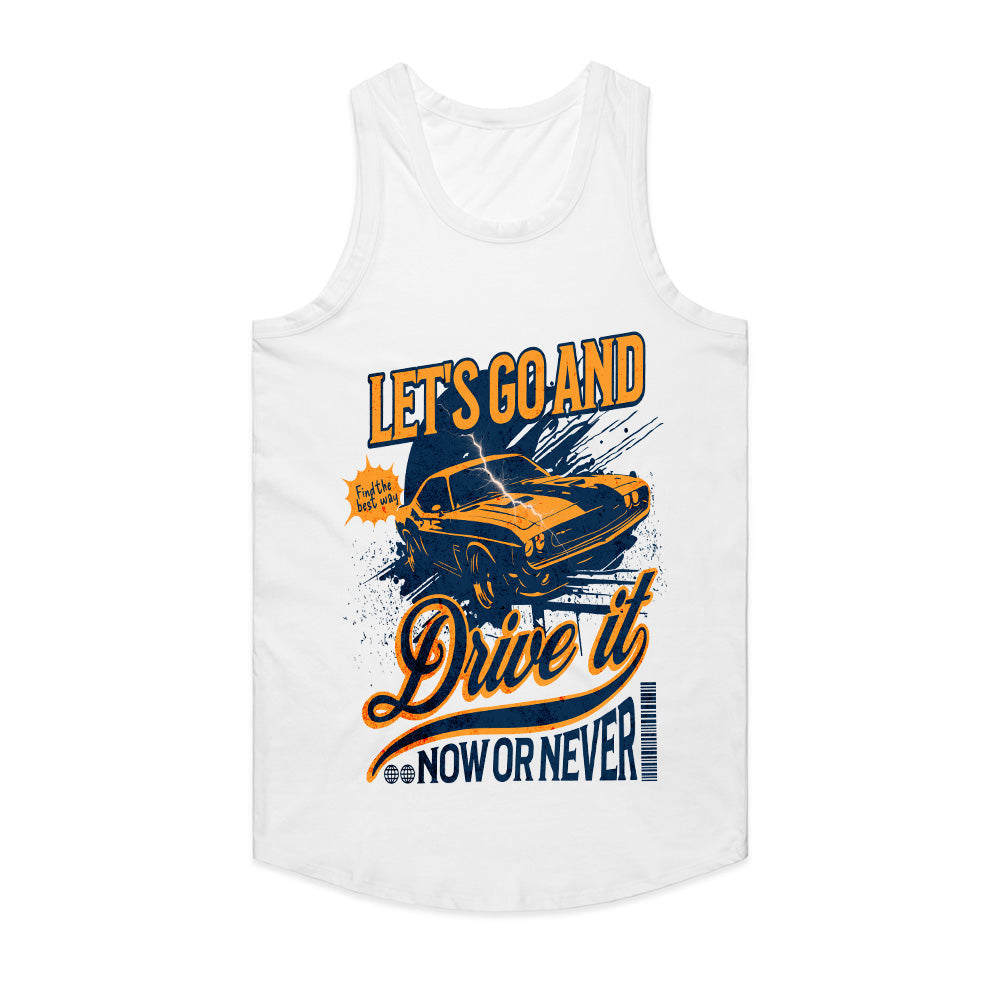 Let’s Go and Drive It – Now or Never Vintage Muscle Car T-Shirt