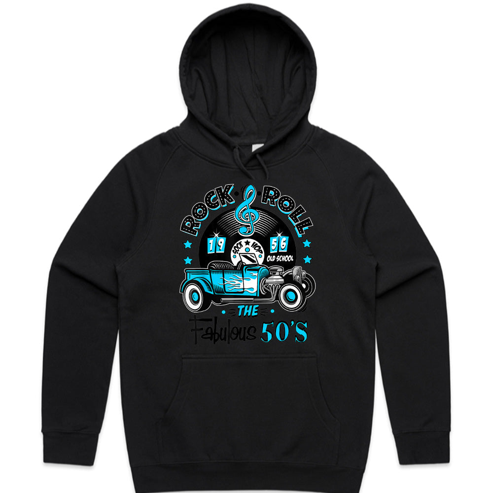 Rock & Roll 1956 Hot Rod T-Shirt – Retro 50s Sock Hop Classic Car Tee