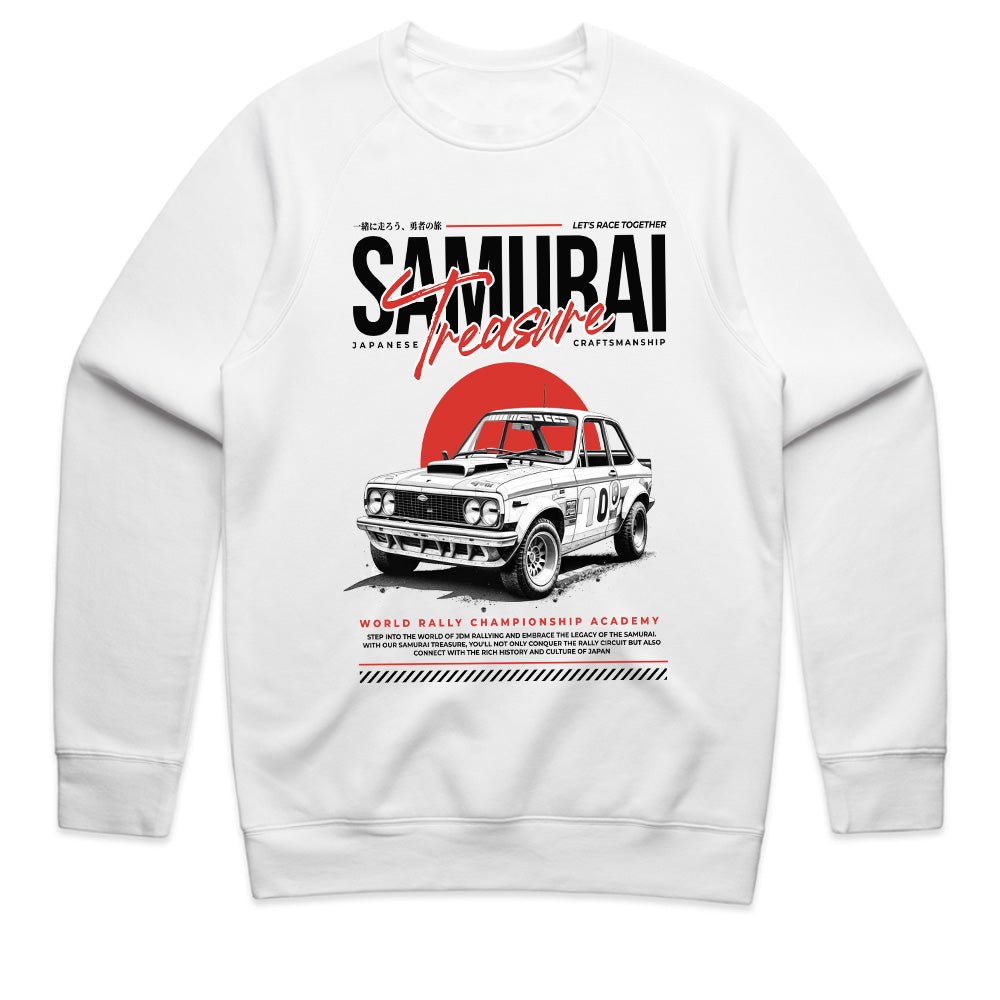 Samurai Treasure – Classic Japanese Rally Legend Tee