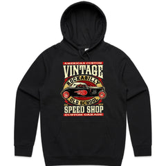 Vintage Rockabilly Hot Rod Speed Shop T-Shirt – Classic 70s Custom Garage Tee