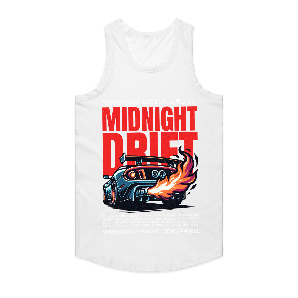 Midnight Drift T-Shirt – JDM Street Racing & Turbo Flames