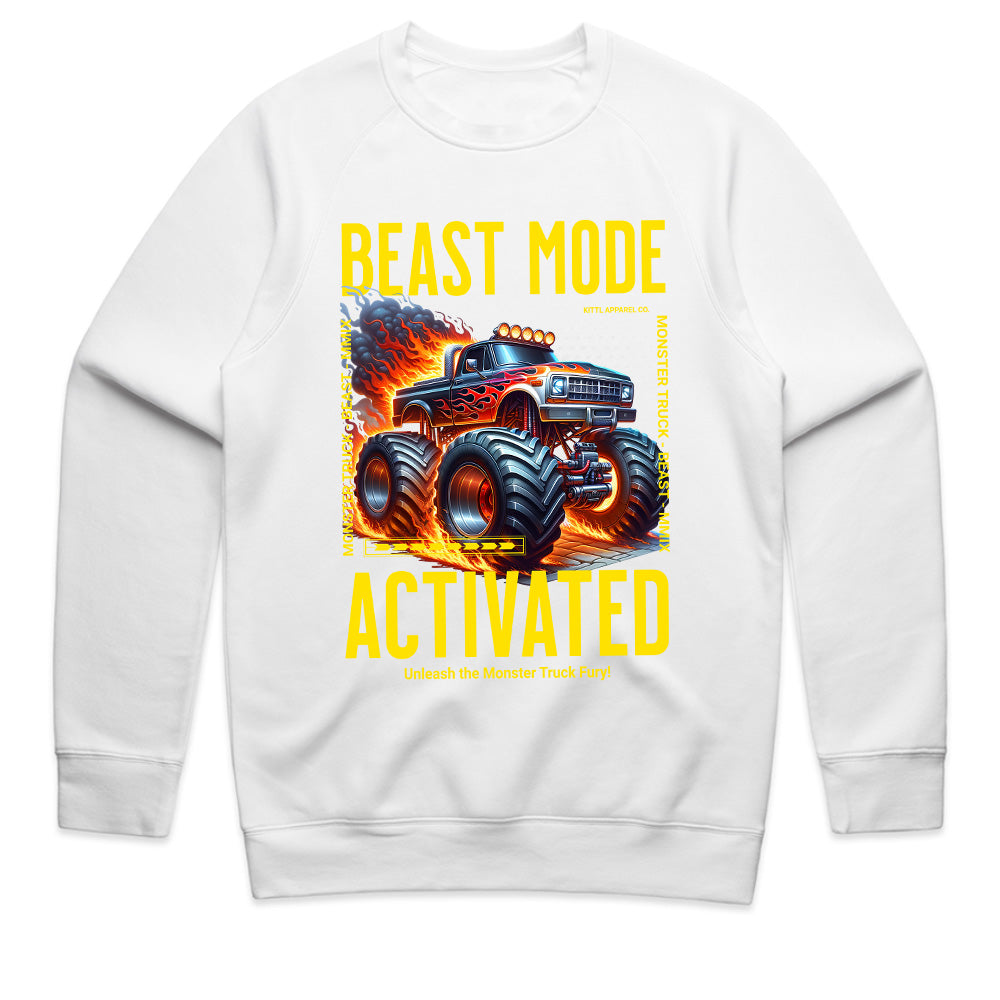 BEAST MODE ACTIVATED – Monster Truck Power T-Shirt