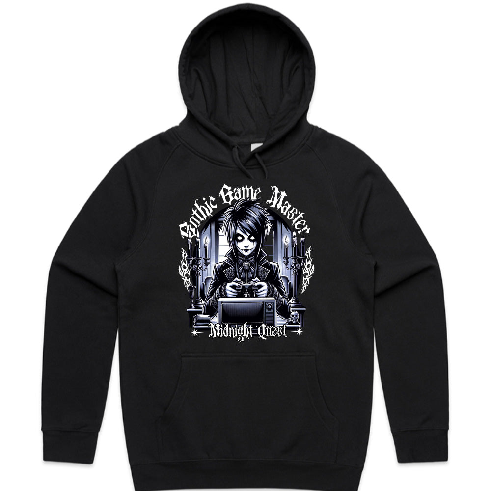 Gothic Game Master - Midnight Quest Dark Gamer T-Shirt