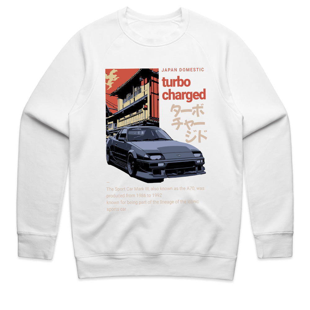 Turbo Charged – JDM A70 Street Racing T-Shirt