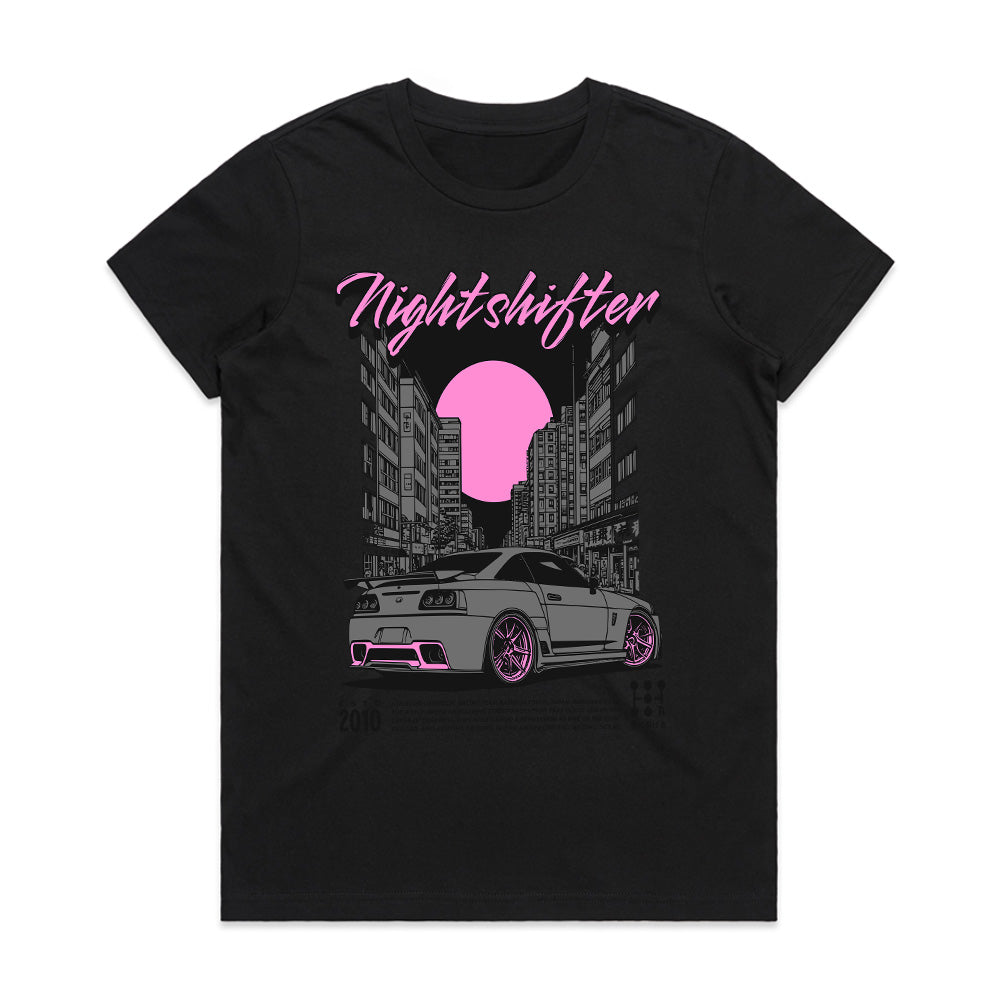 Nightshifter T-Shirt – JDM Midnight Street Racing & Tuner Car Enthusiast Tee