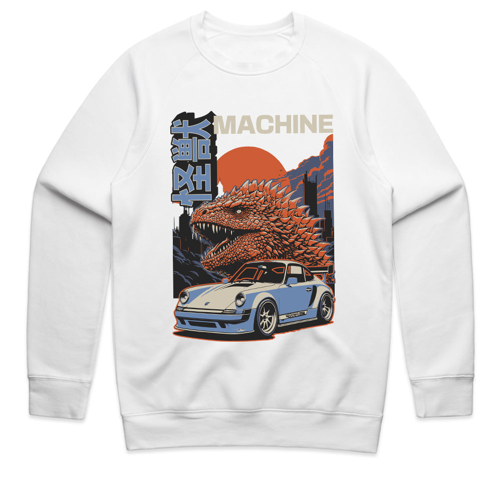 Kaiju Machine – Retro JDM Street Racing T-Shirt