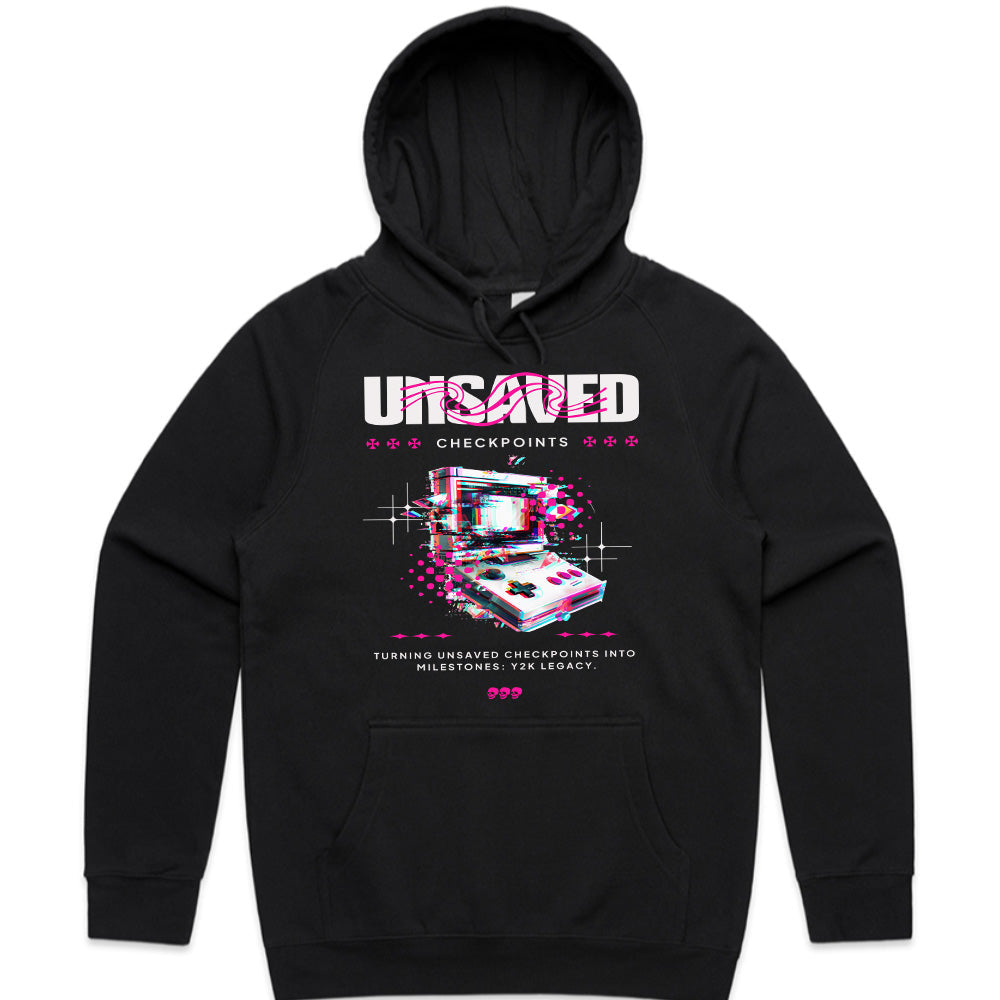 Unsaved Checkpoints - Glitch Aesthetic Retro Gaming T-Shirt