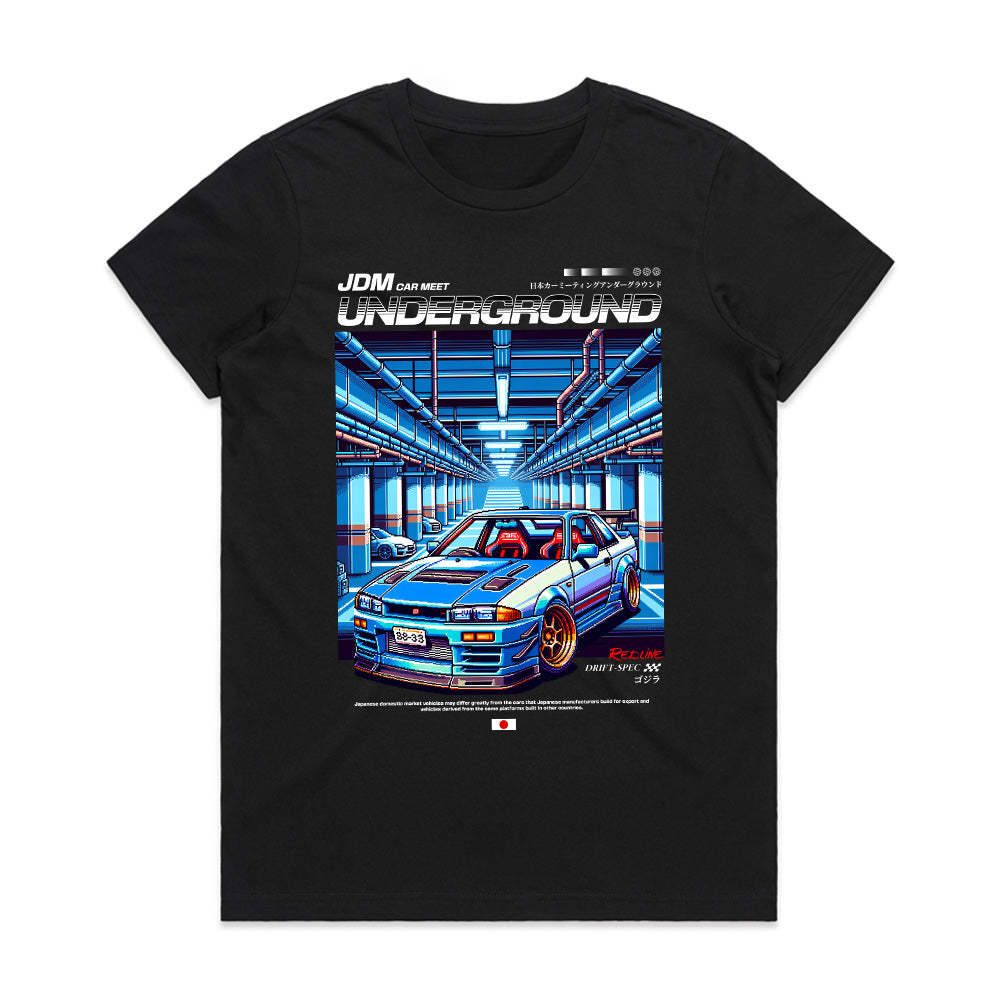 JDM Underground Car Meet Graphic Tee – Tokyo Drift Edition