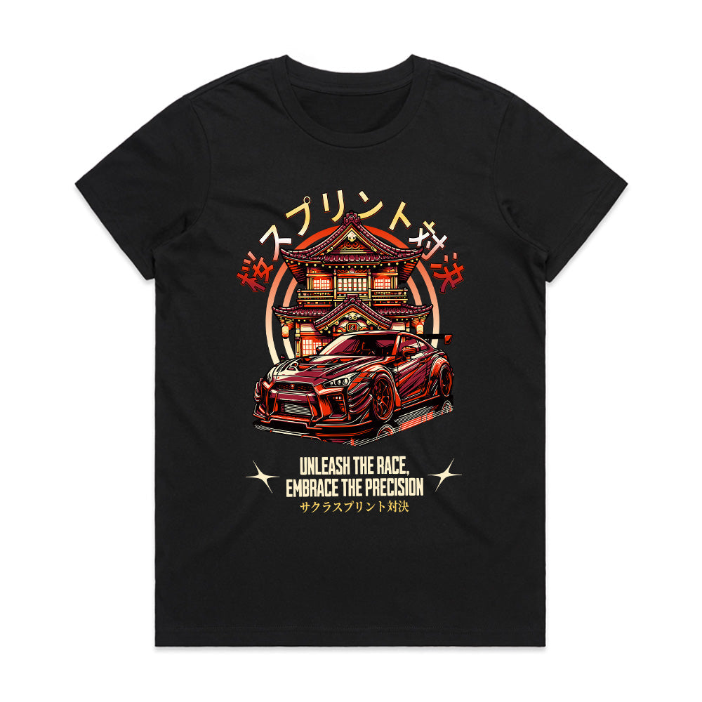 Sakura Sprint Showdown – Japanese Racing Warrior Tee