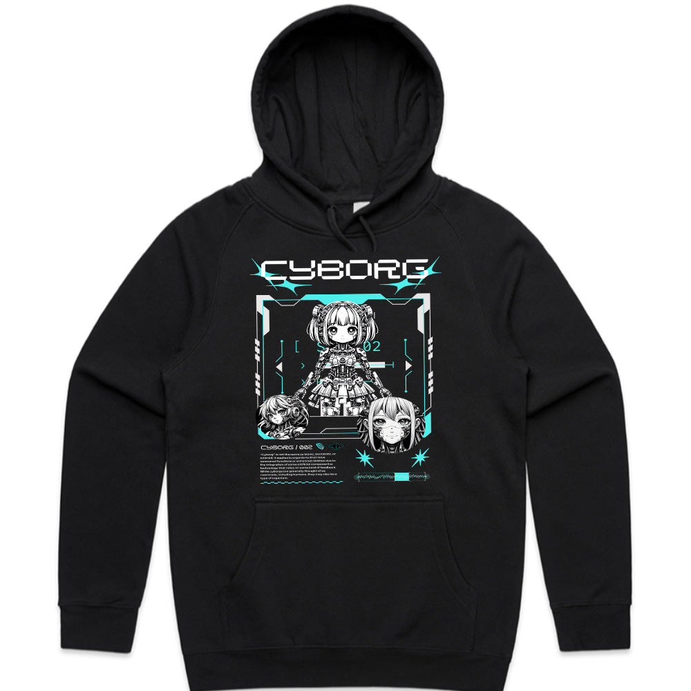 Futuristic Cyberpunk Cyborg T-Shirt – Techwear Aesthetic