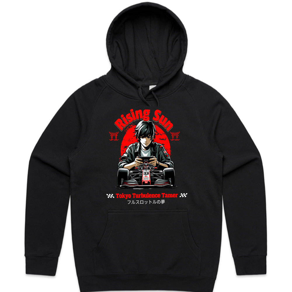 Rising Sun Racing T-Shirt – Tokyo Turbo Drift Gamer Style