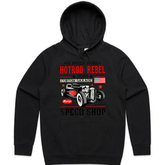 Hotrod Rebel Vintage Speed Shop T-Shirt 🇺🇸