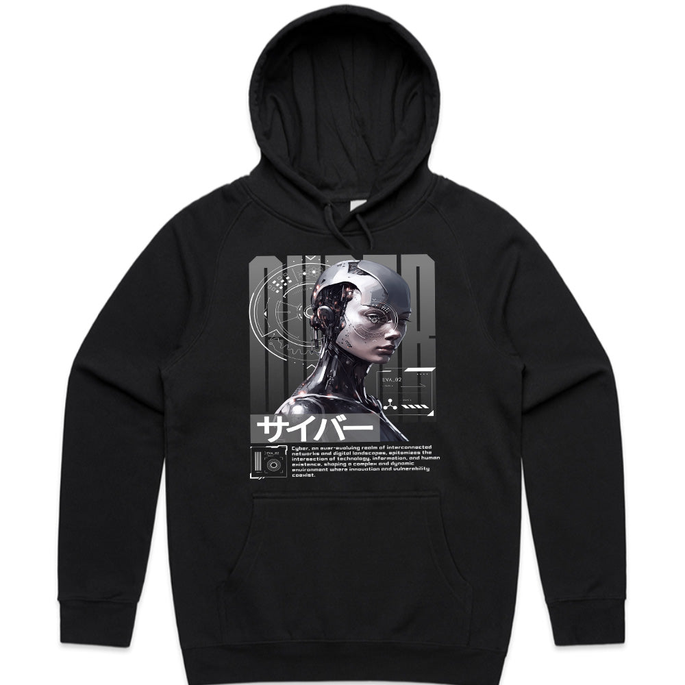 Cybernetic Future AI T-Shirt – Futuristic Techwear Aesthetic