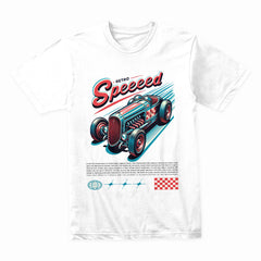 Retro Speed – Vintage Hot Rod Racing Graphic T-Shirt