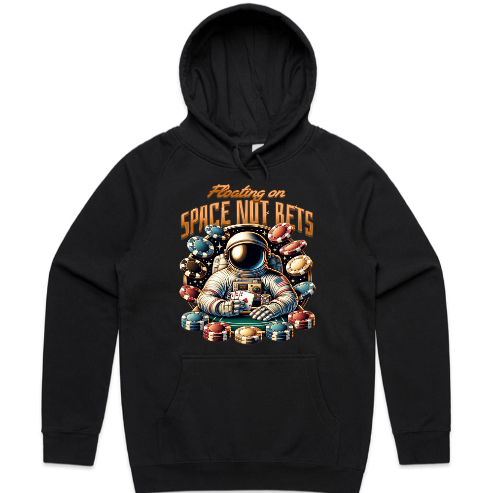 Space Gambler T-Shirt – Floating on High-Stakes Cosmic Bets