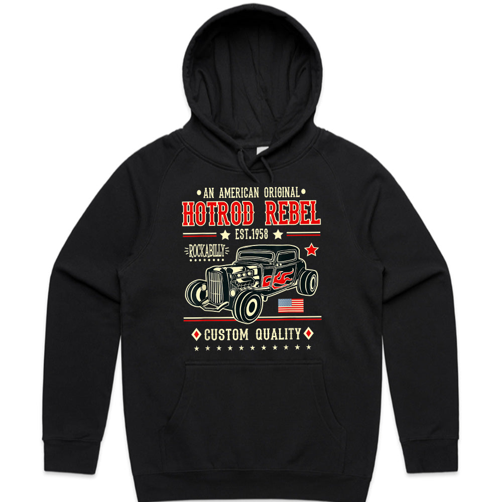 Hot Rod Rebel Vintage Rockabilly T-Shirt – Custom Quality 1958