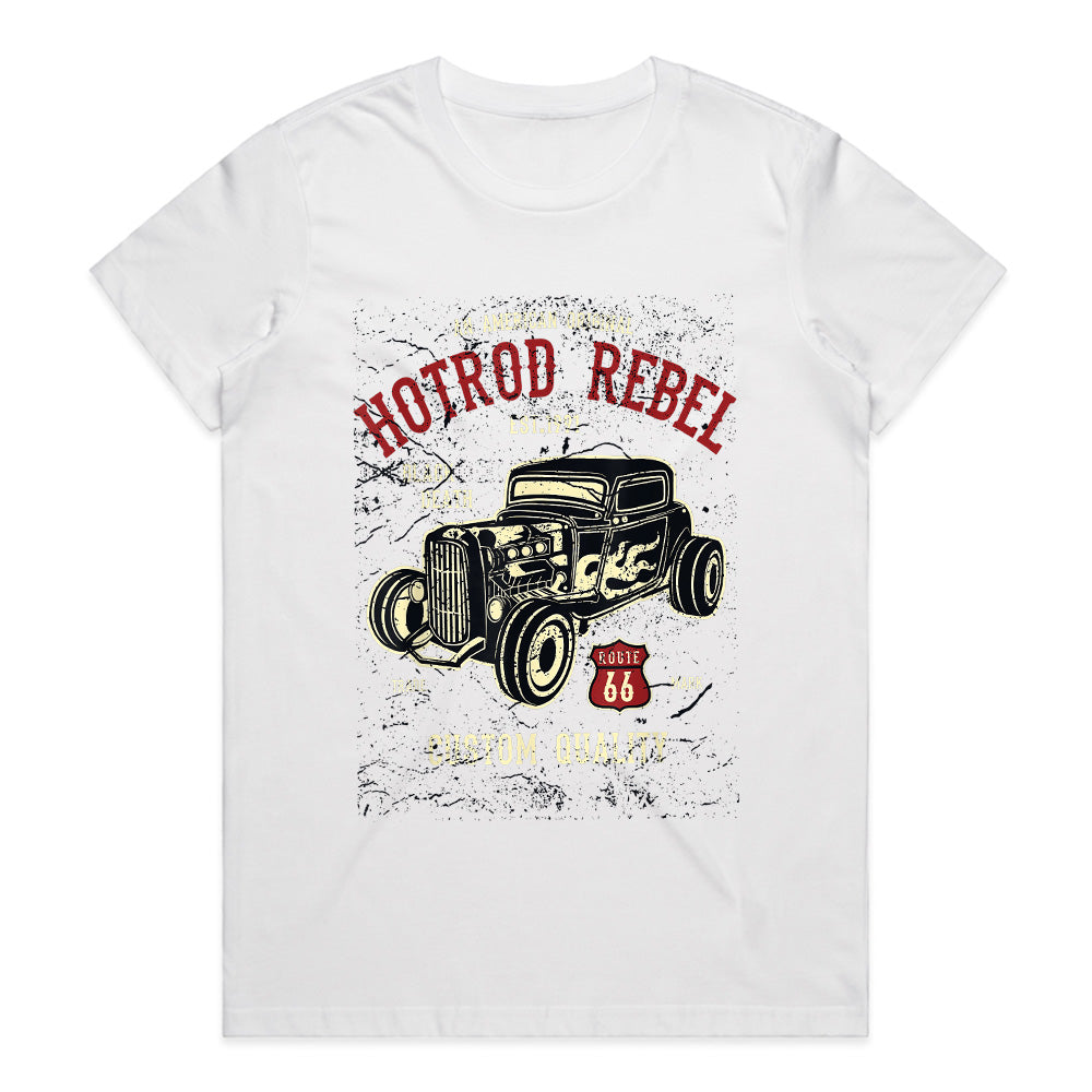 Hot Rod Rebel Route 66 T-Shirt – Vintage Custom Quality Classic