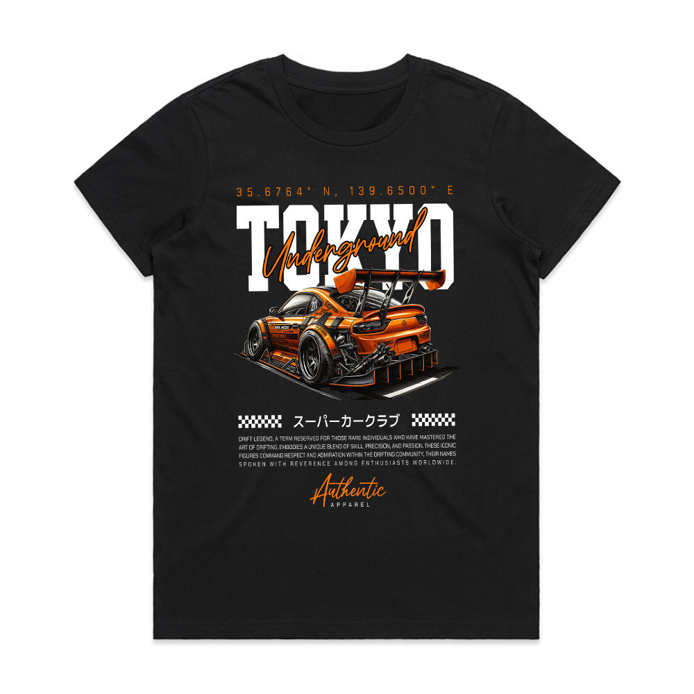 Tokyo Underground – Supercar Club Racing Tee