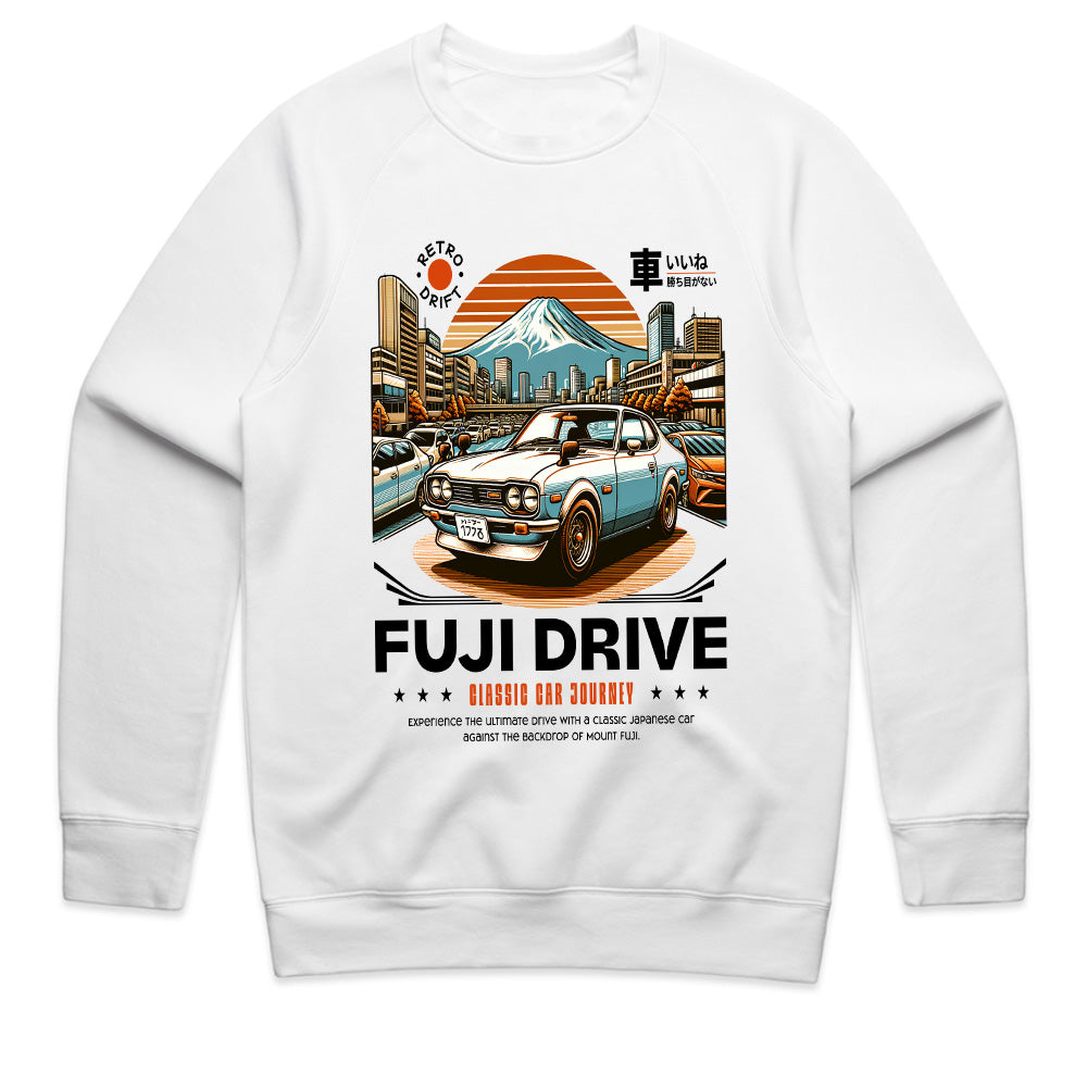 FUJI DRIVE T-Shirt – Classic JDM Car Journey