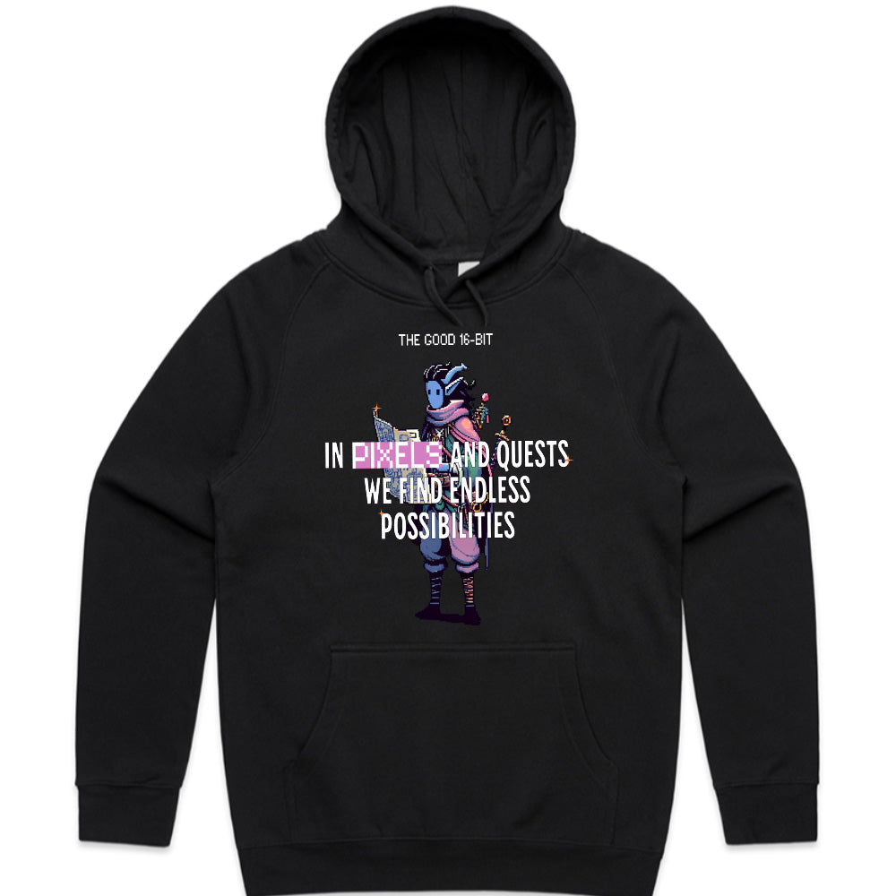 Pixel Quest T-Shirt – Retro 16-Bit Adventure Gaming