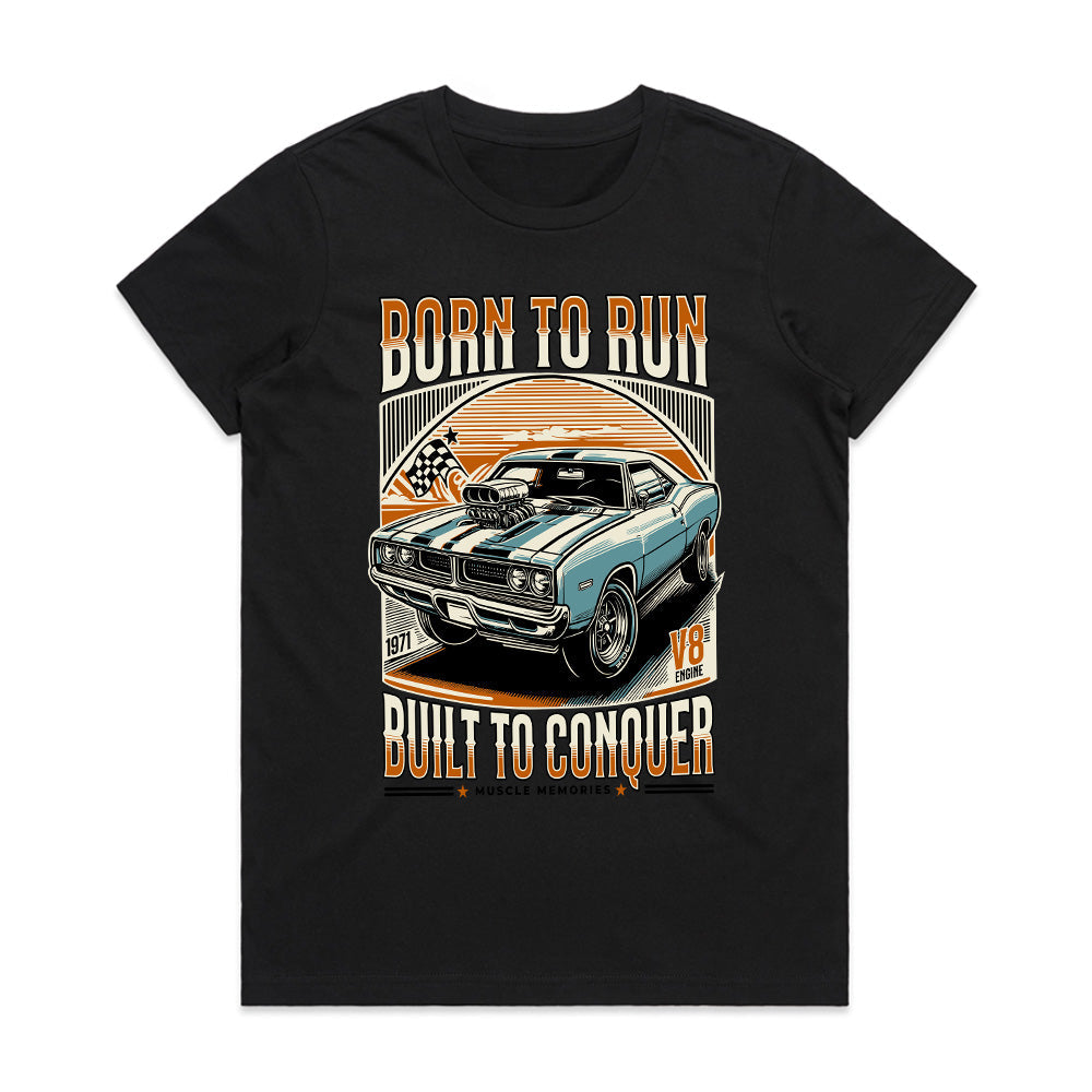 Born to Run – Vintage Muscle Car Power Tee